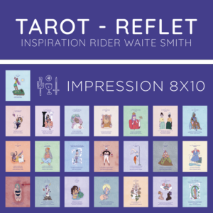 Tarot Reflet Impression 8x10
