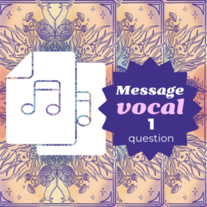 Tirage de tarot - Message enregistré 1Q